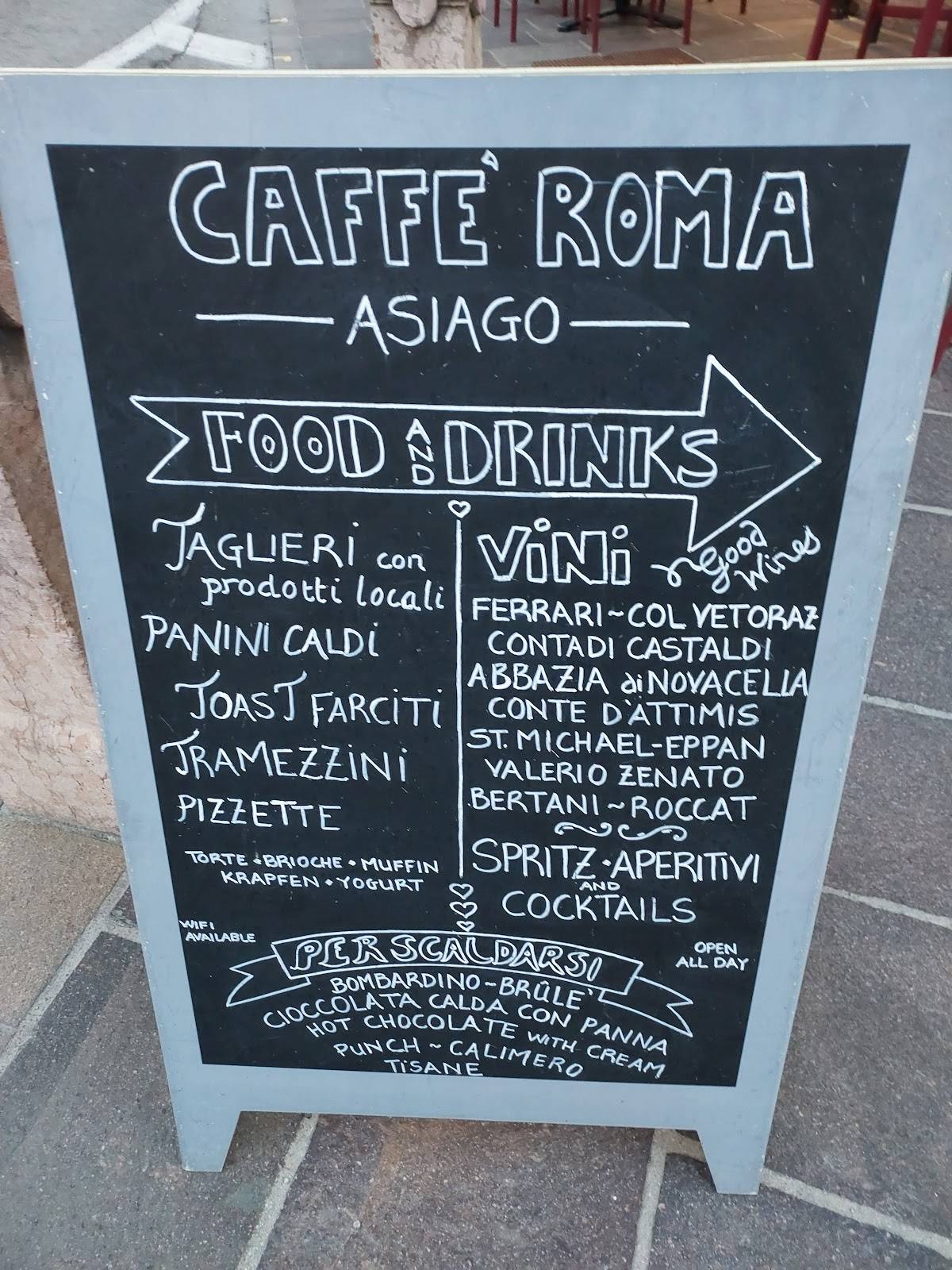 Caffè Roma меню