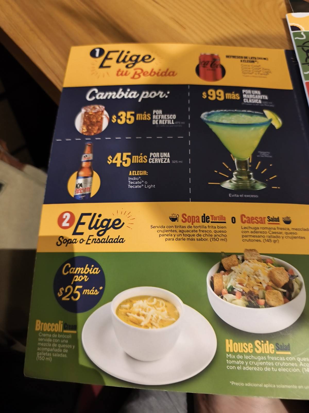 Chili's меню