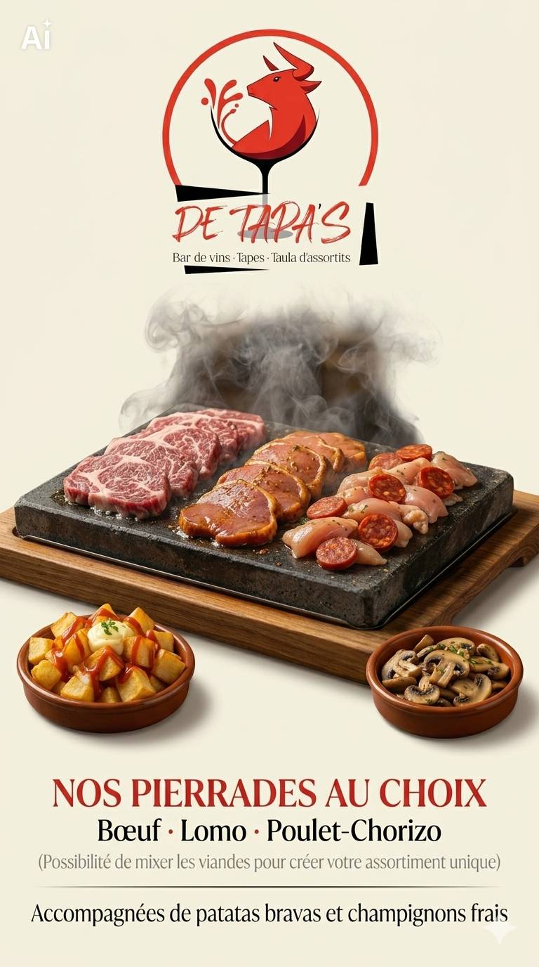 DE TAPA'S BAR меню