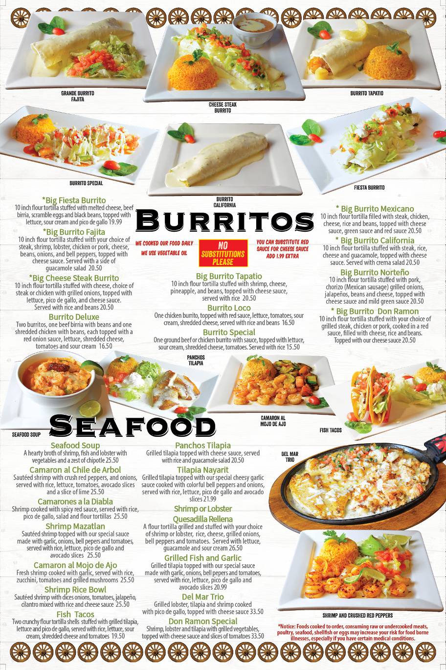 Don Ramon Mexican Restaurant меню