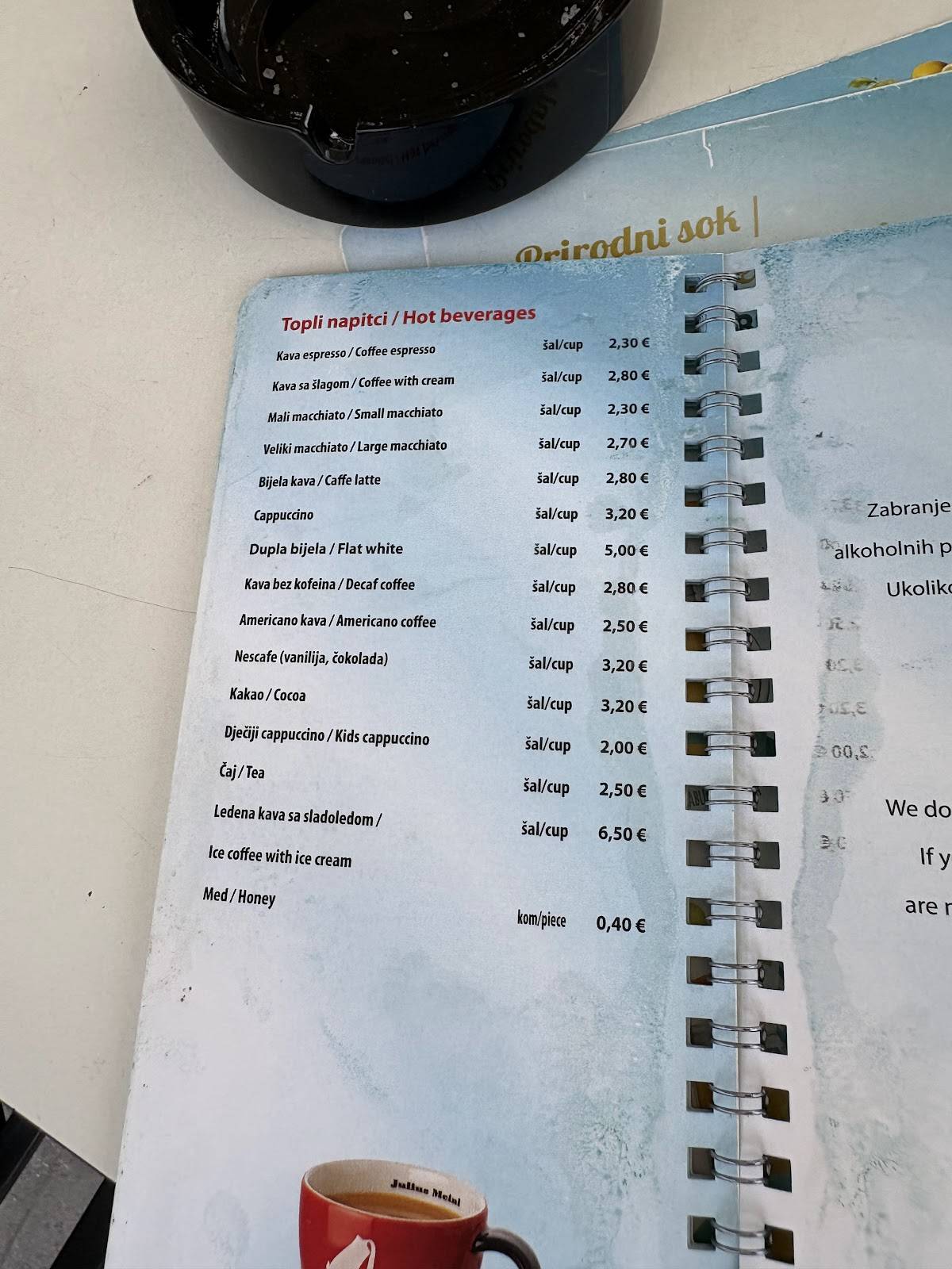 Fast food Riva меню