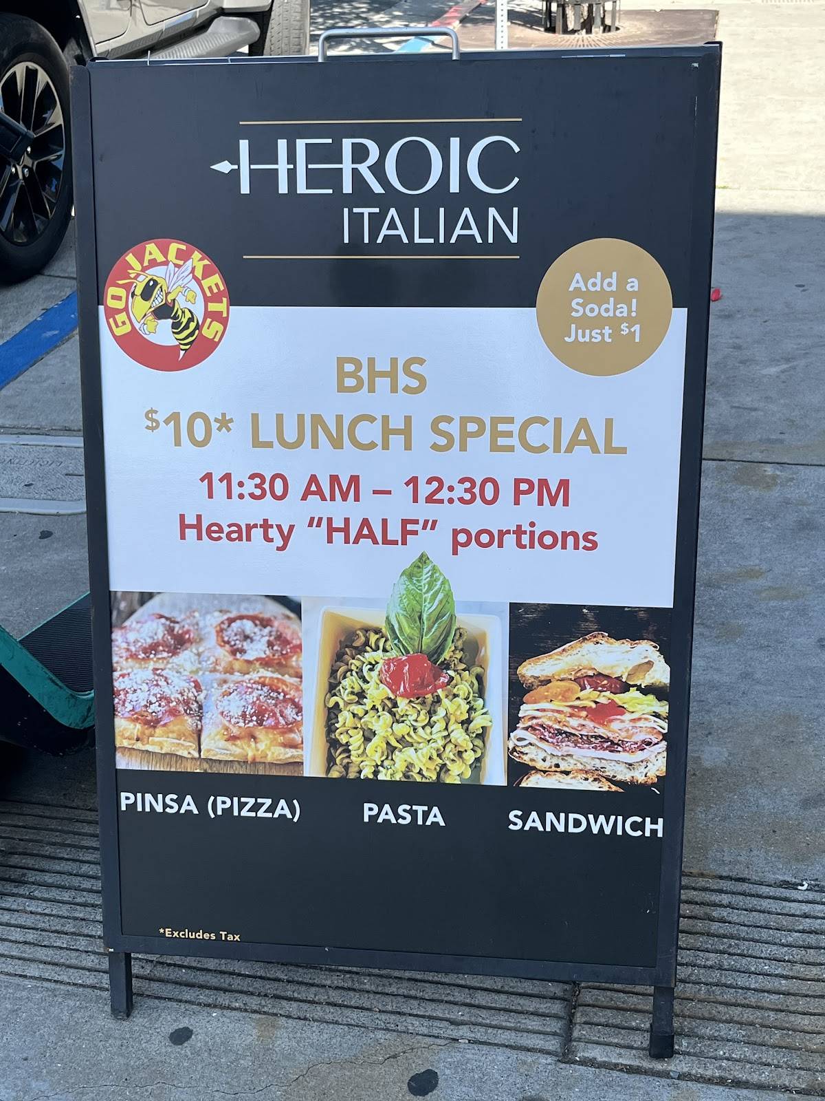 Heroic Italian Berkeley меню
