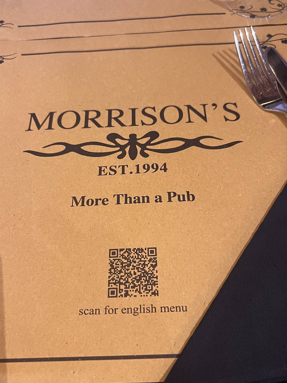 Morrison's Risorgimento меню
