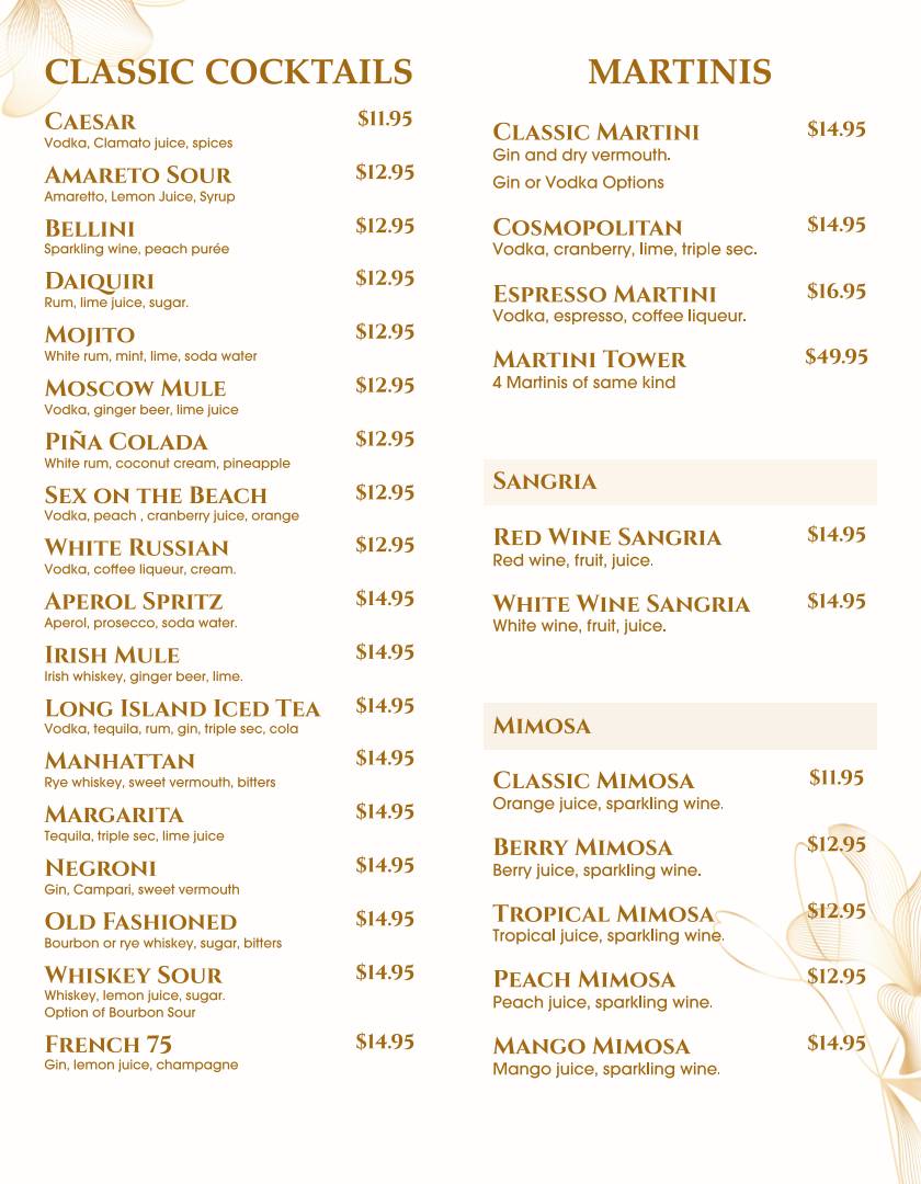Squires Gastro Pub меню