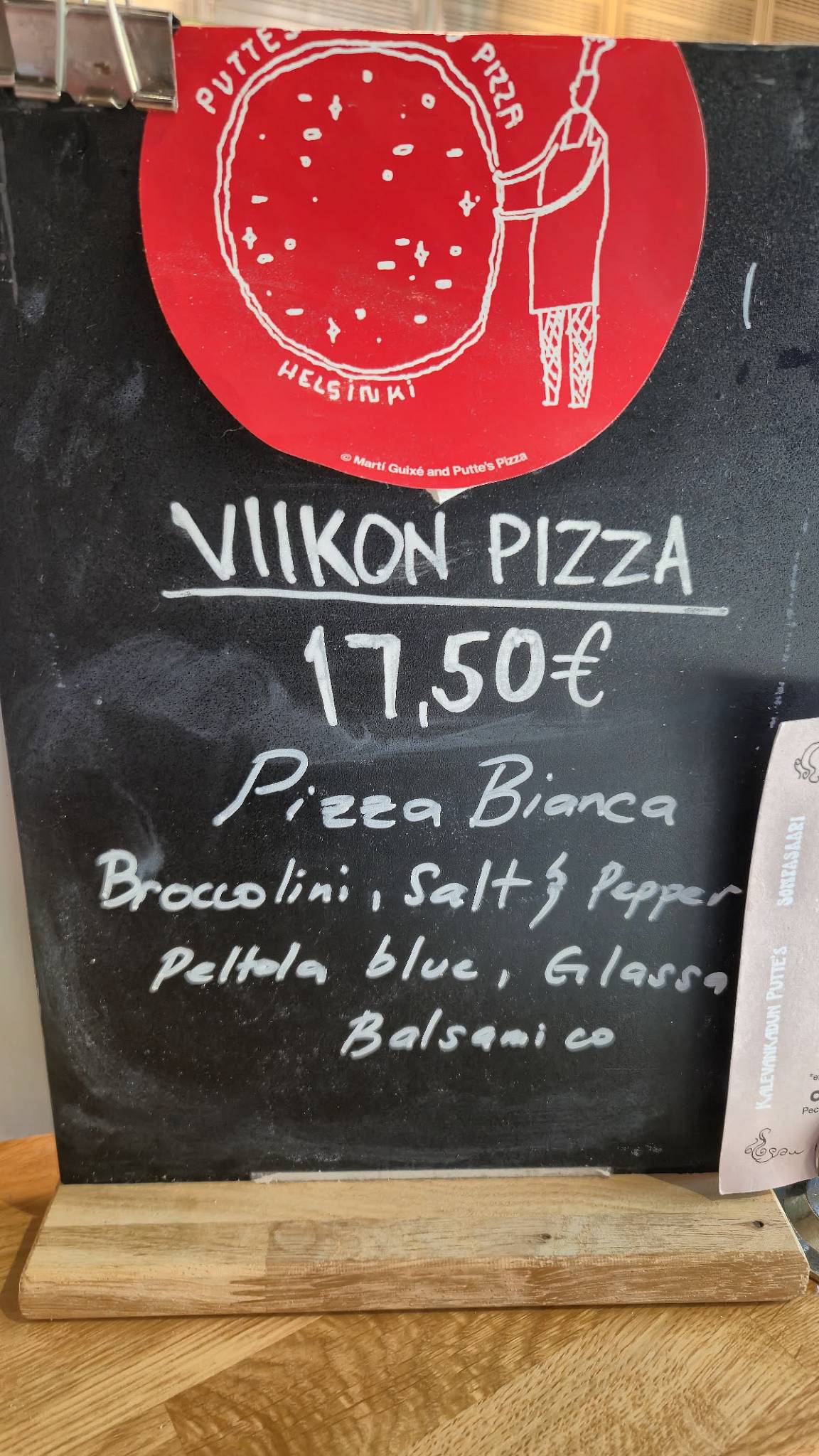 Putte's Pizza Tapiola меню
