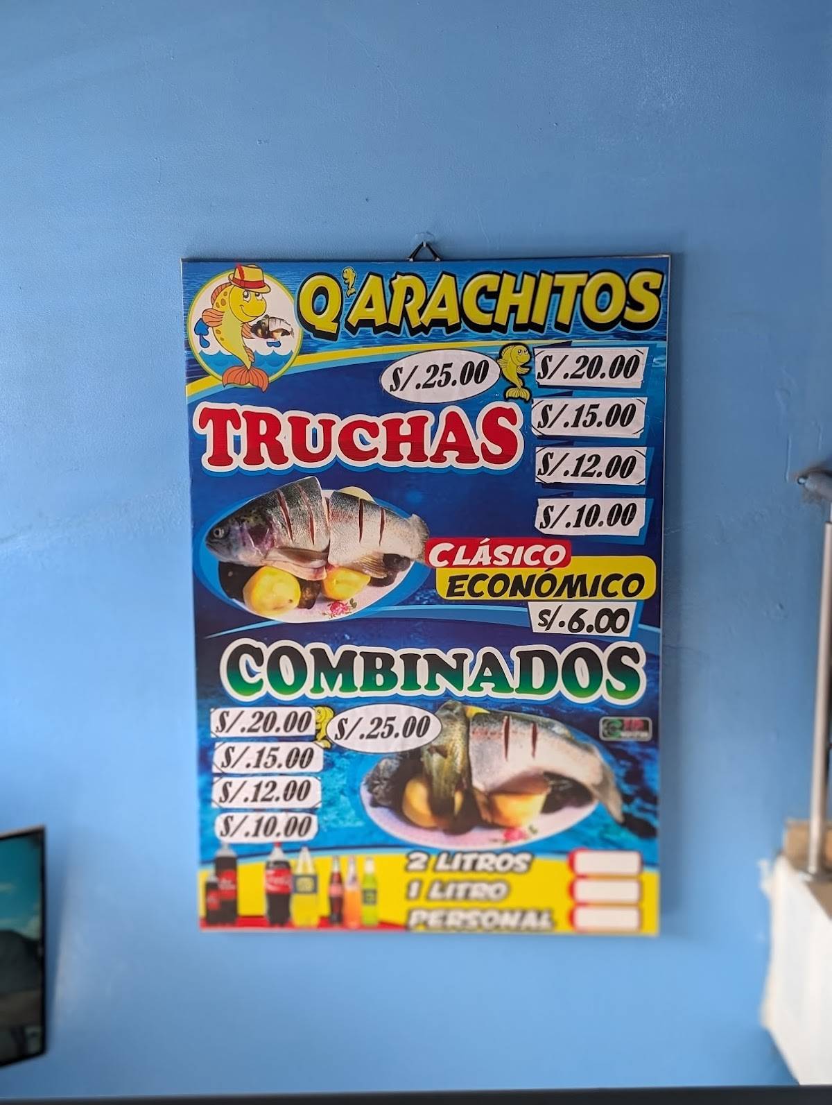 Q'ARACHITOS меню