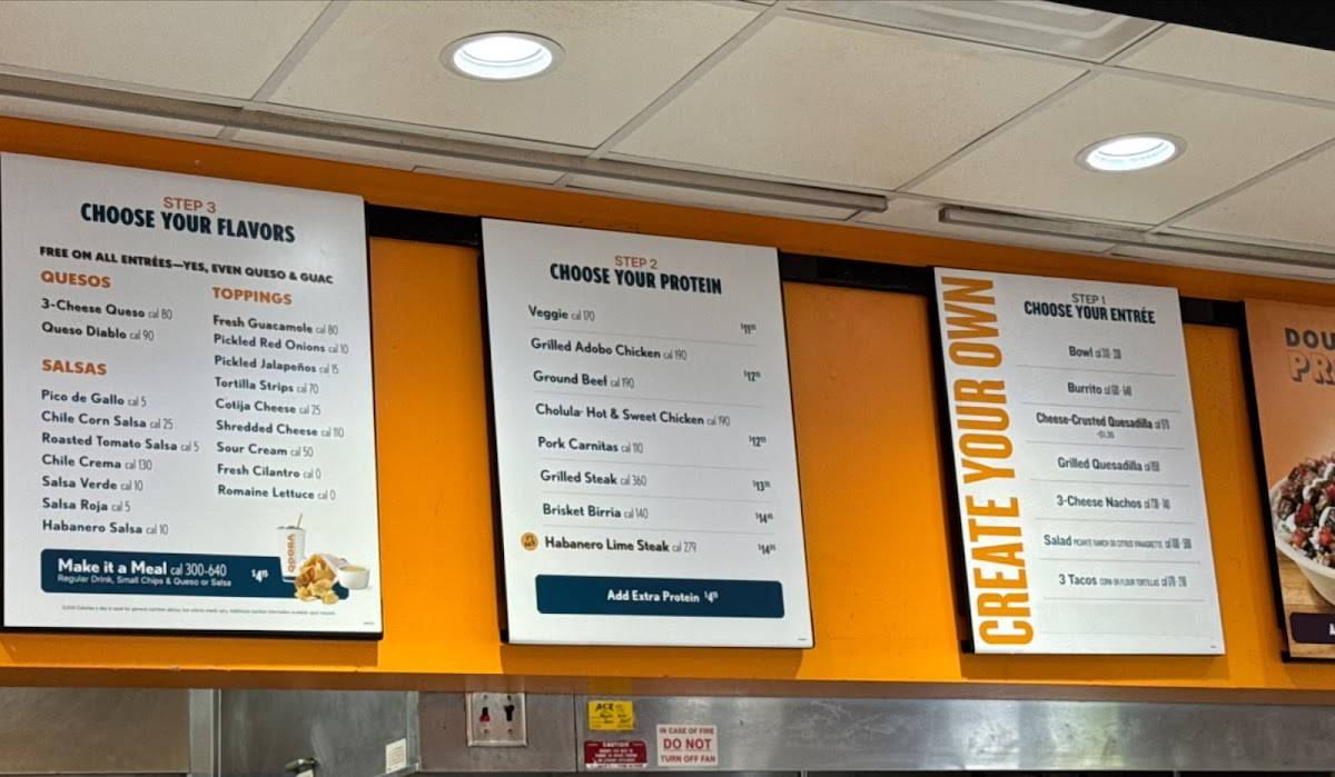 QDOBA Mexican Eats меню