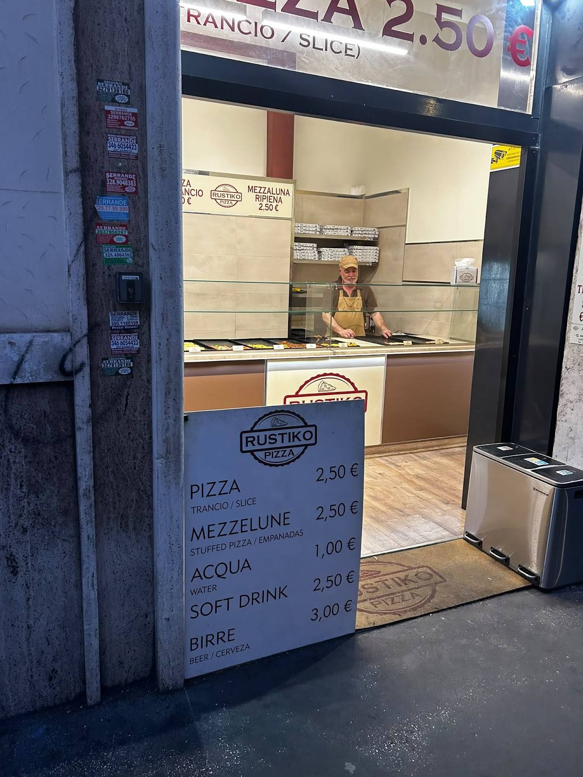 RUSTIKO PIZZA меню