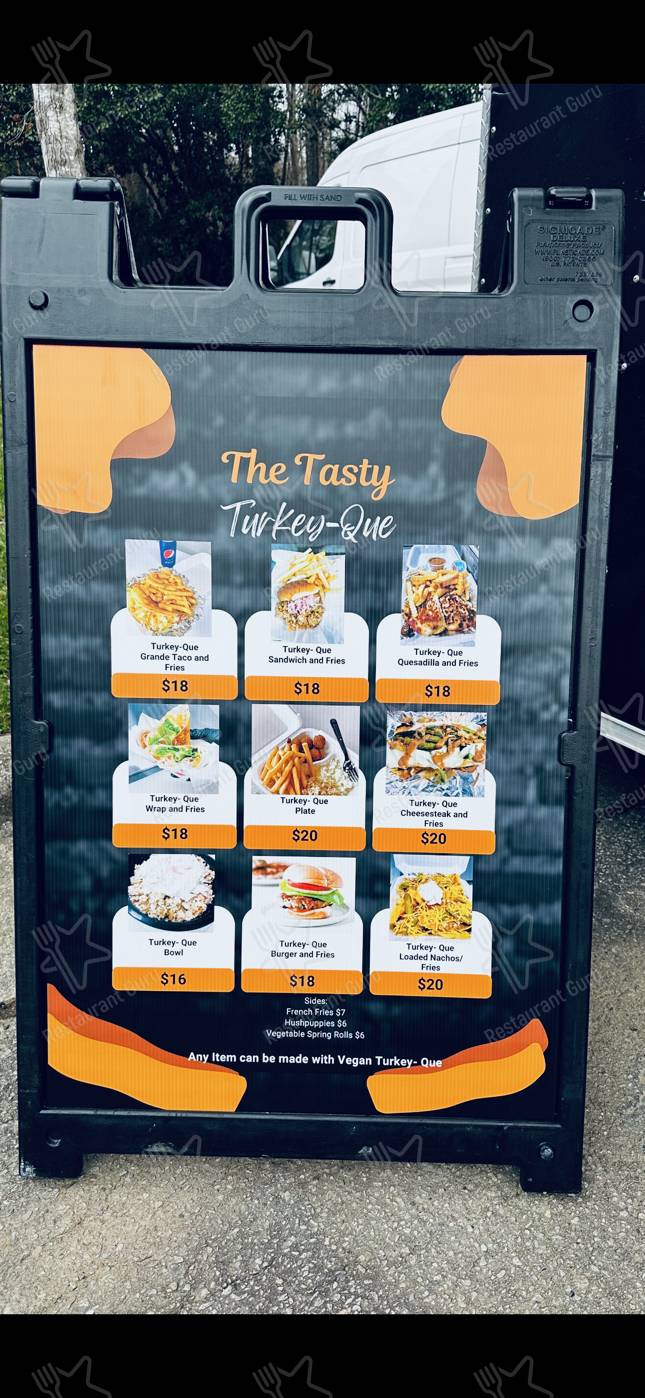 Меню ресторана The Tasty Turkey-Que
