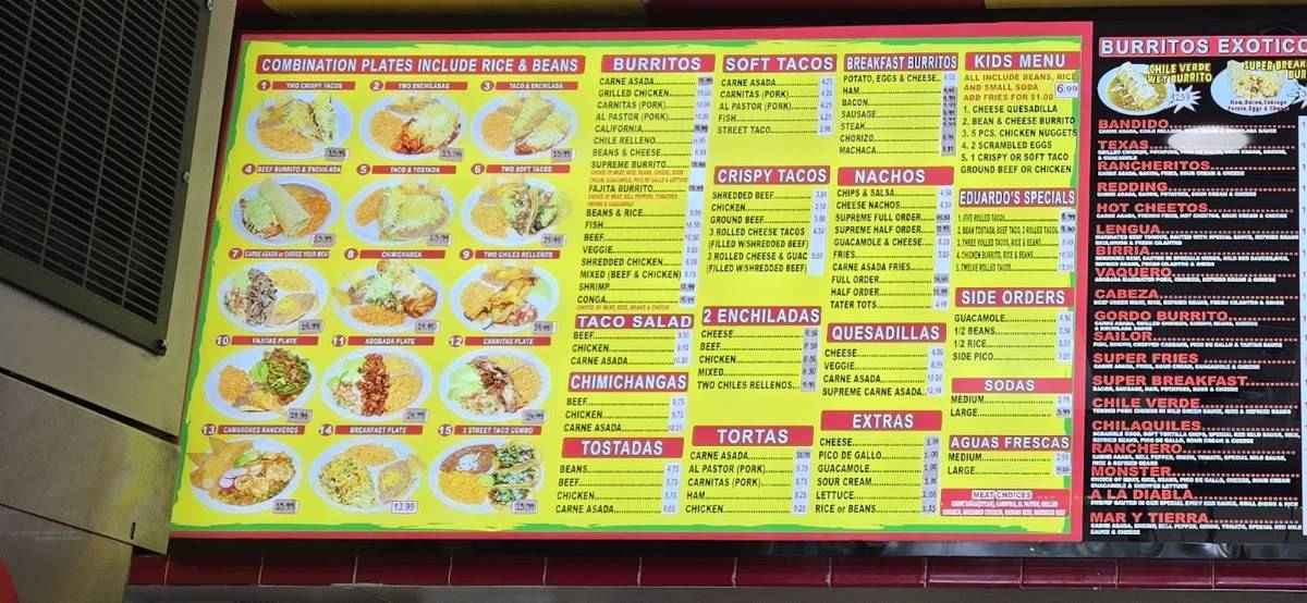 Raliberto's Taco Shop Lake Blvd меню