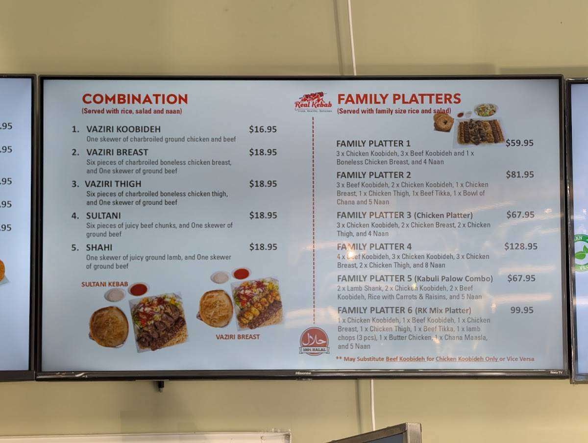 Real Kebab меню