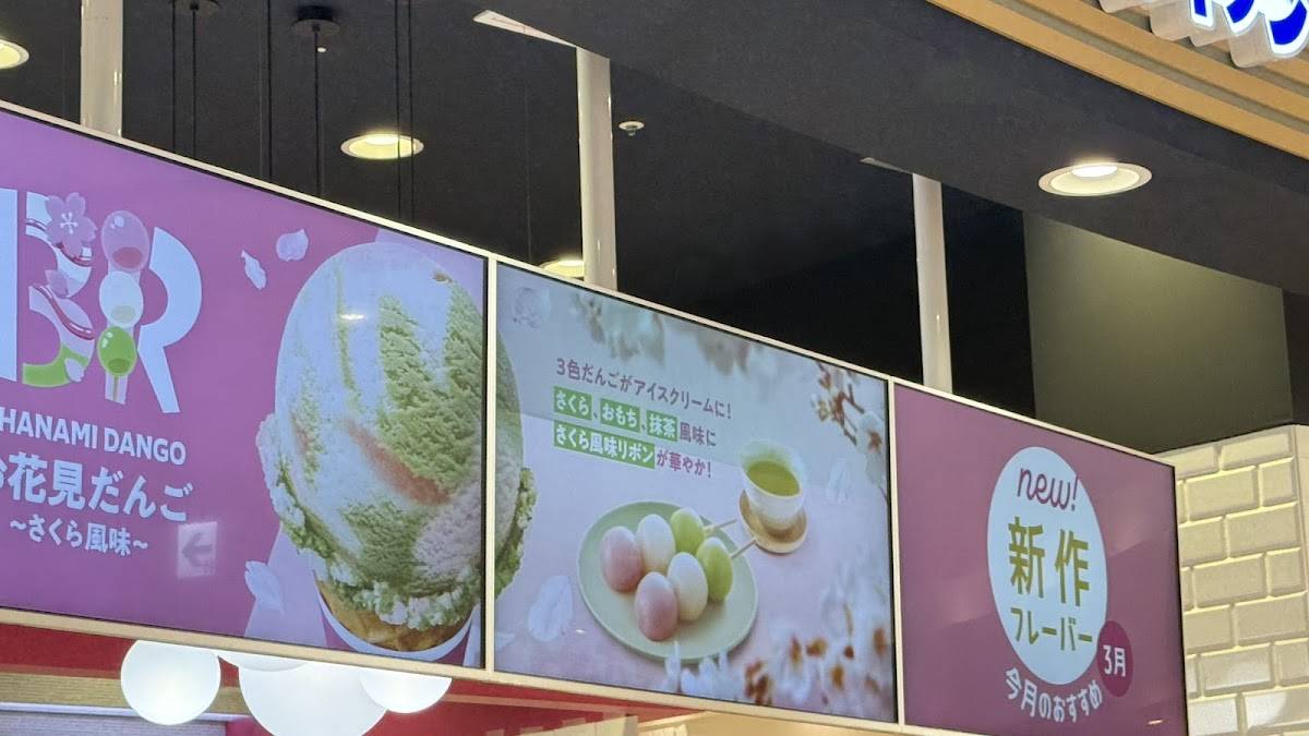 Baskin Robbins меню