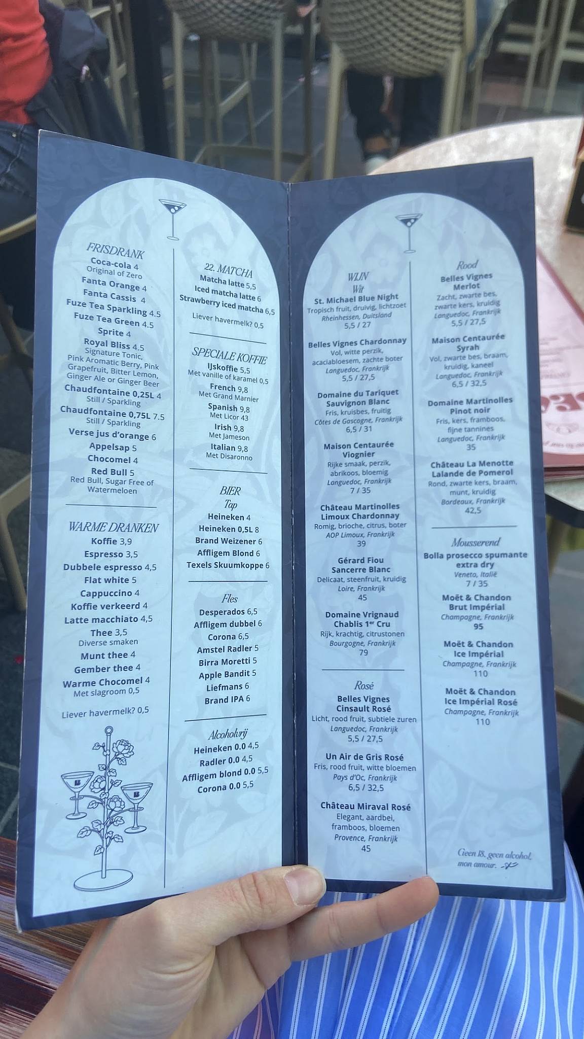 Beau Restobar меню