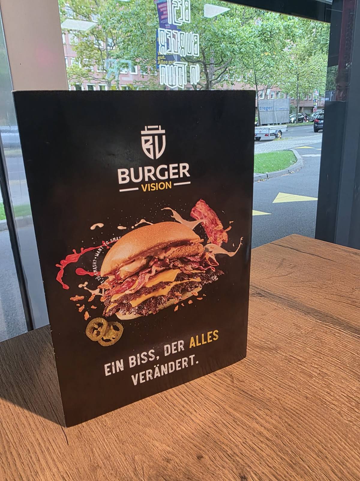 Burger Vision Drive In меню