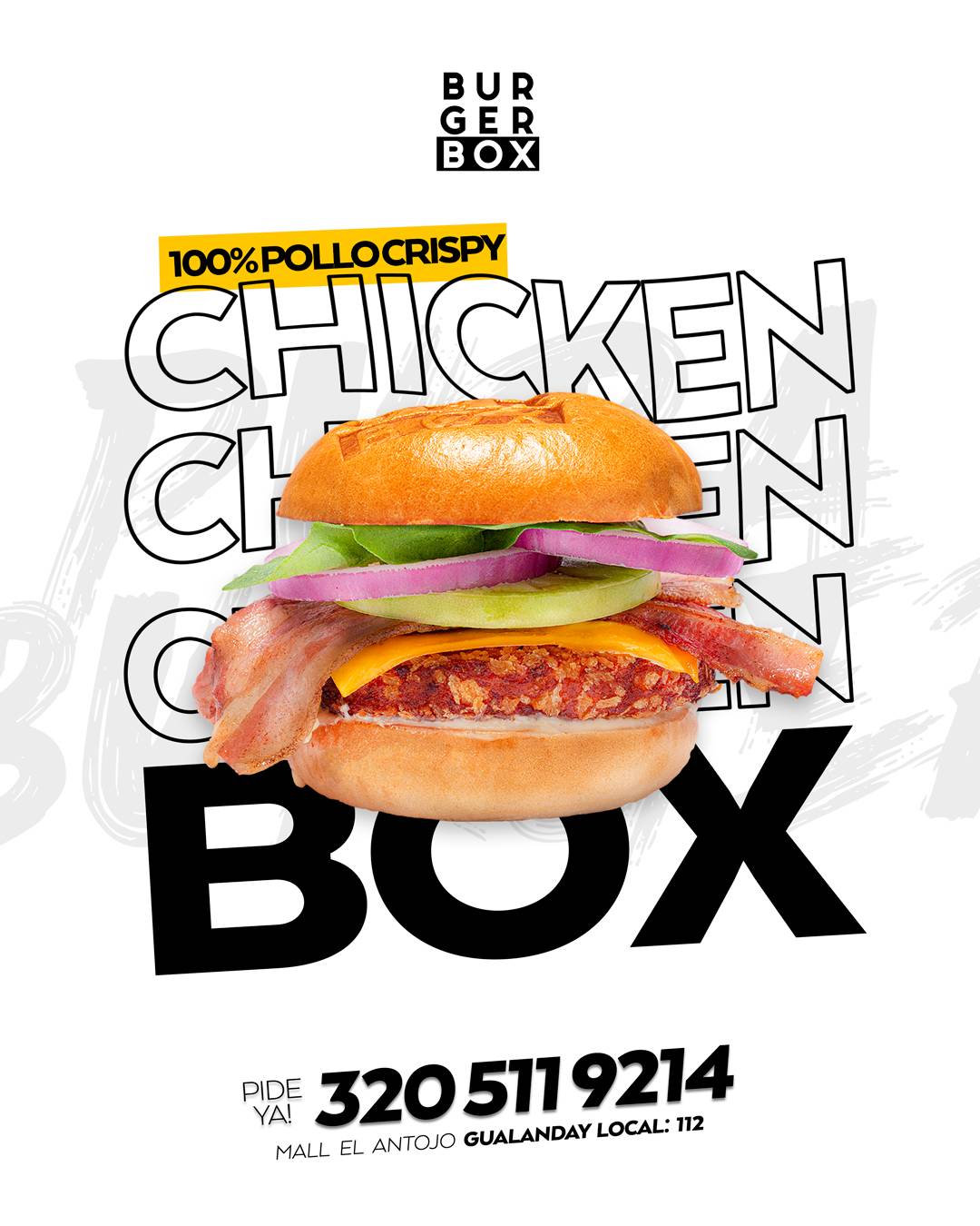 Burger box colombia меню