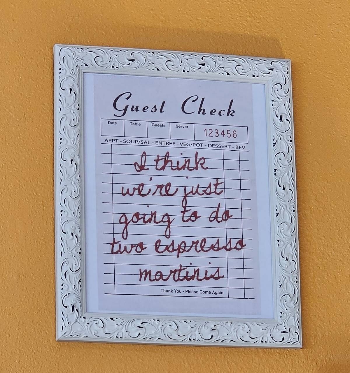 Cafe Java меню