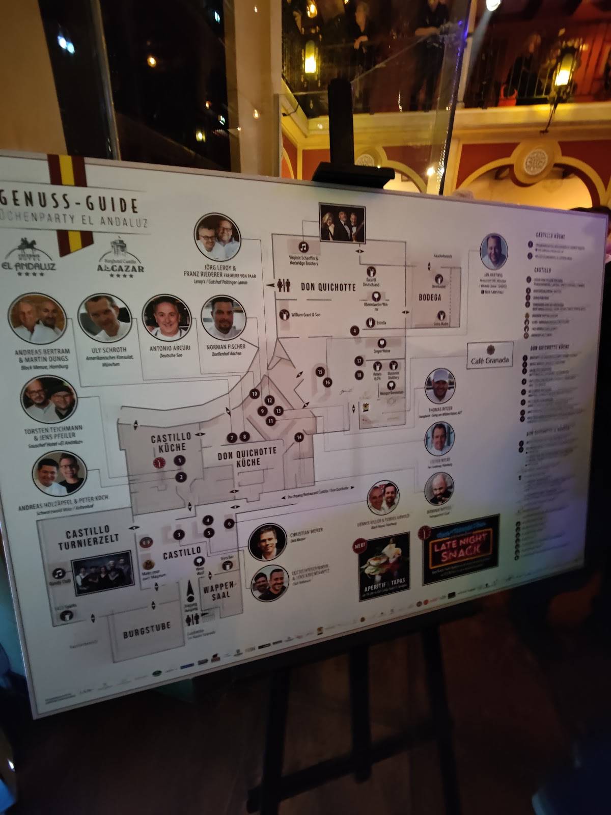 Restaurant Castillo меню