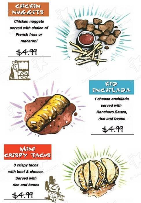 Chuy's меню