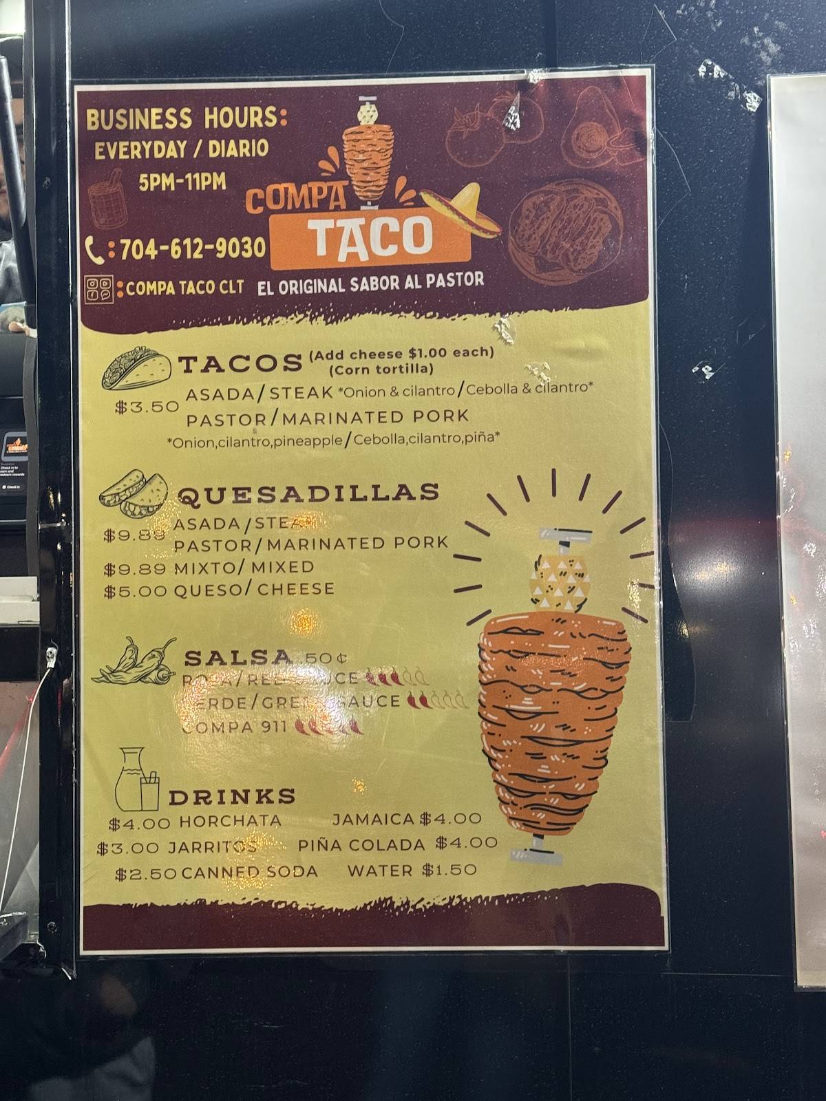 Compa Taco меню