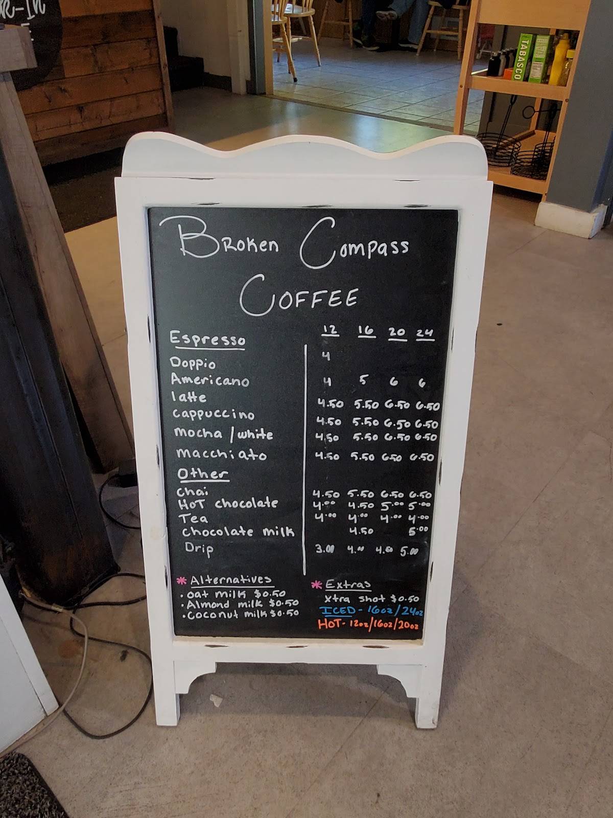 Compass Cafe меню