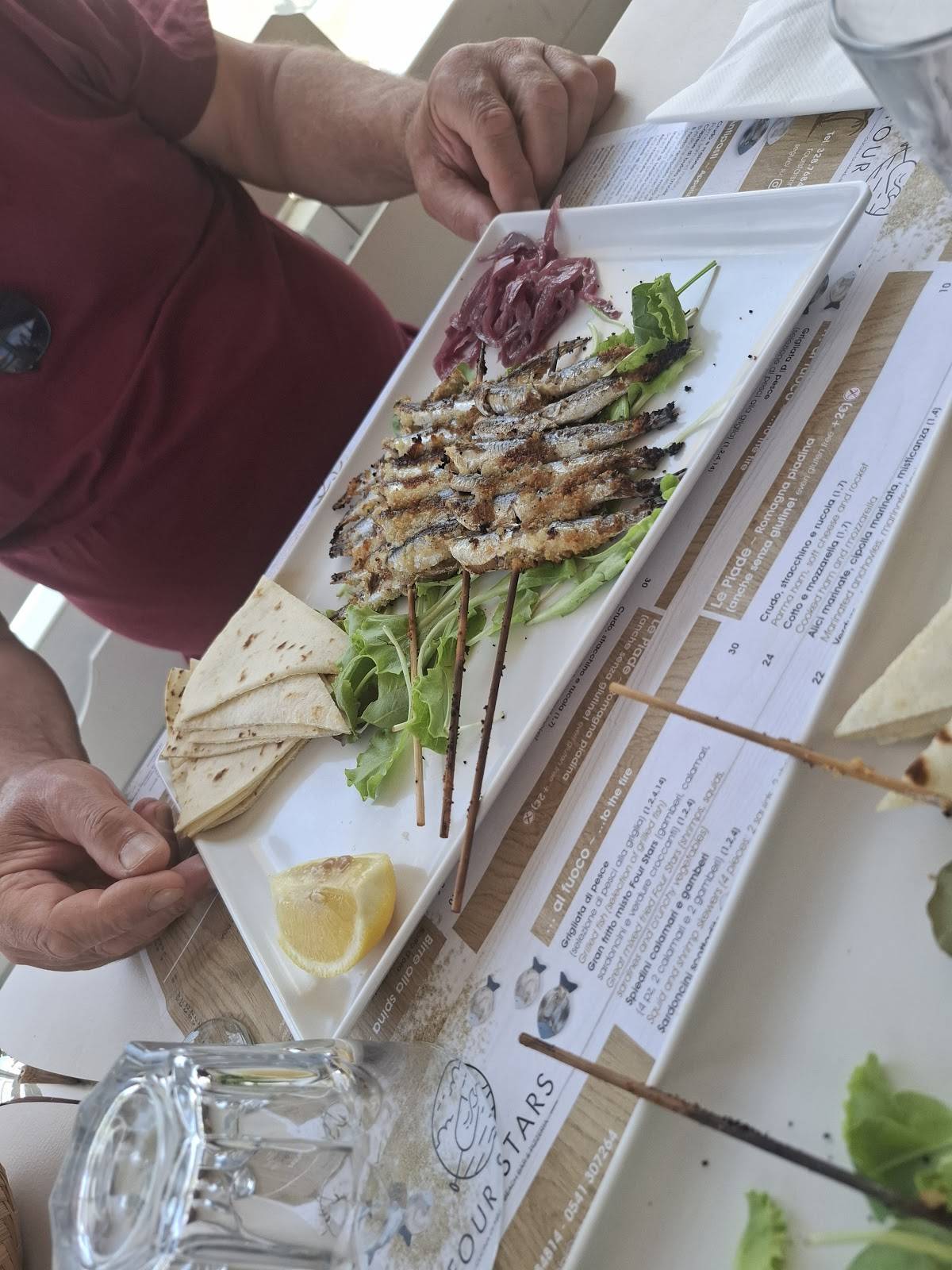 Restaurant Four Stars меню