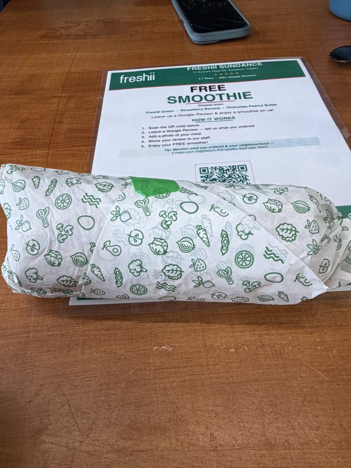 Freshii Sundance меню