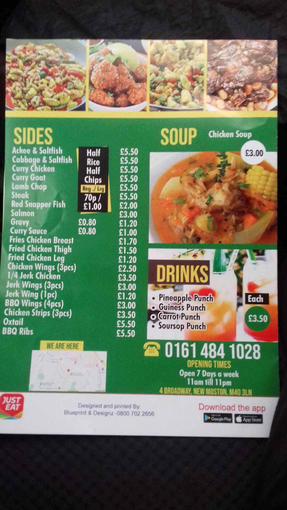 GG'S Caribbean Takeaway меню