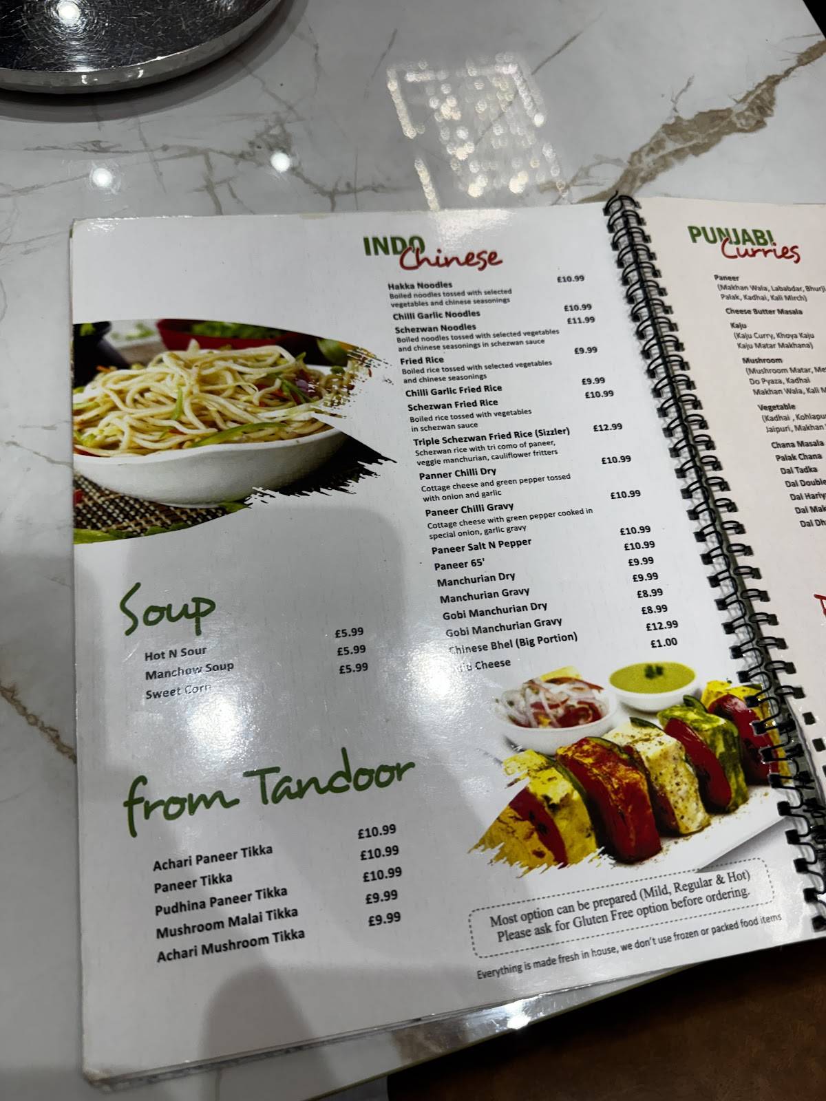 Honest Restaurant меню