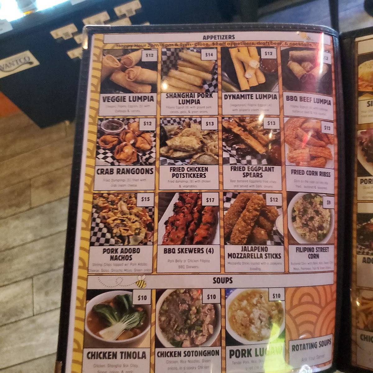 Hunny Beez меню
