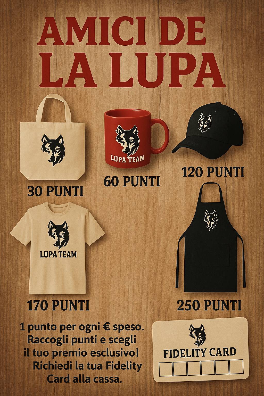 La Lupa меню