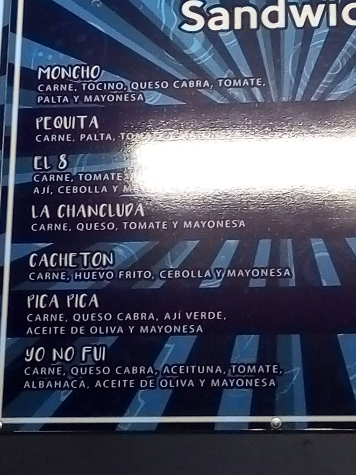 La mechada de Ramon меню