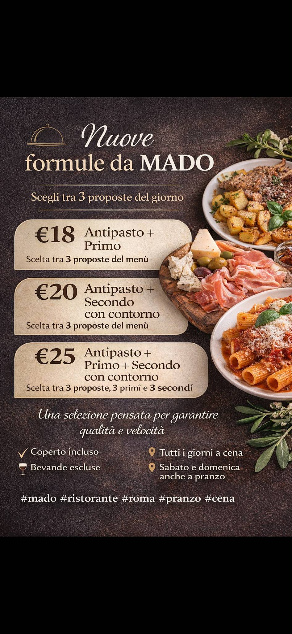 MADO Ristorante меню
