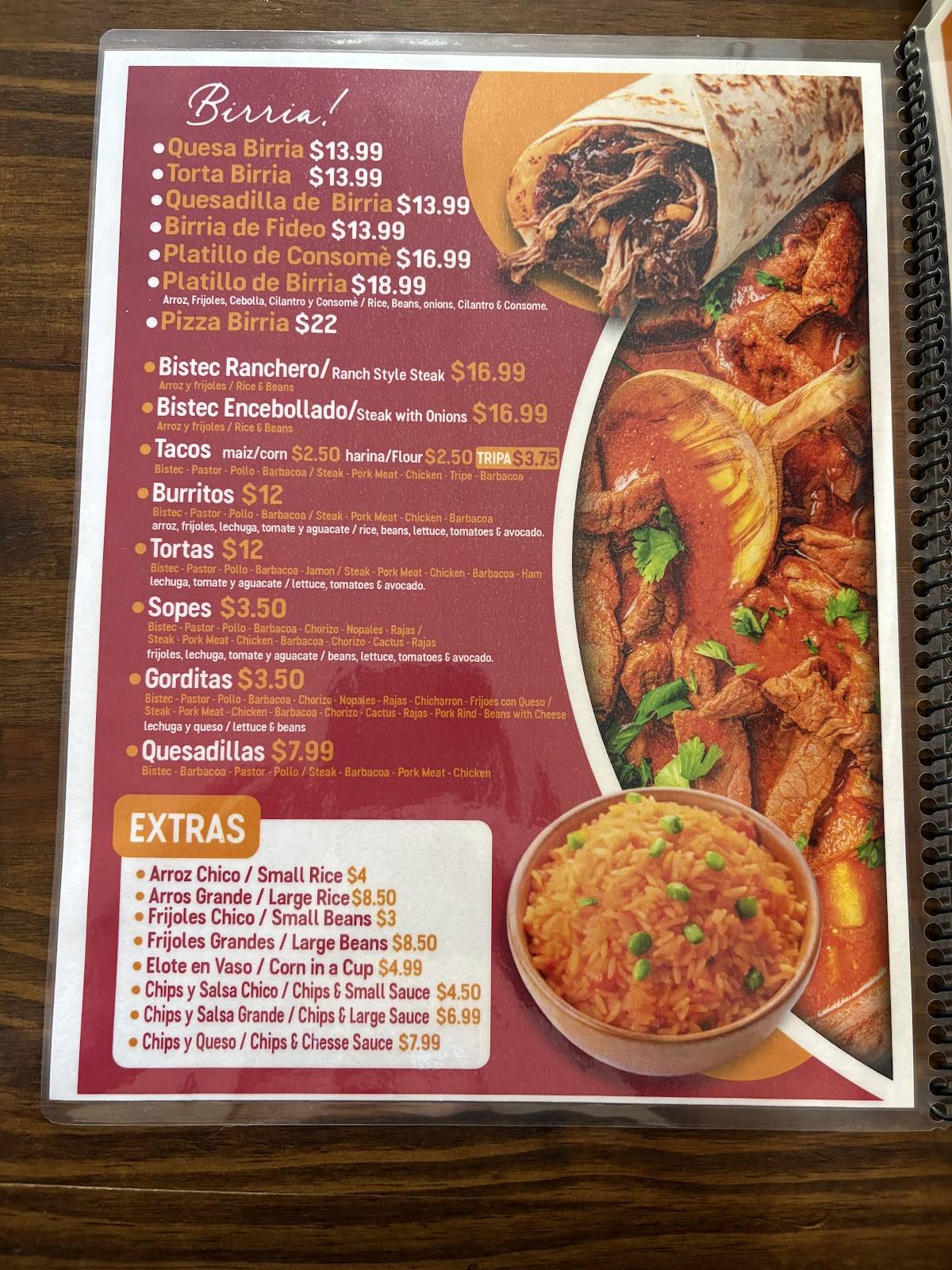 Mi Ranchito меню