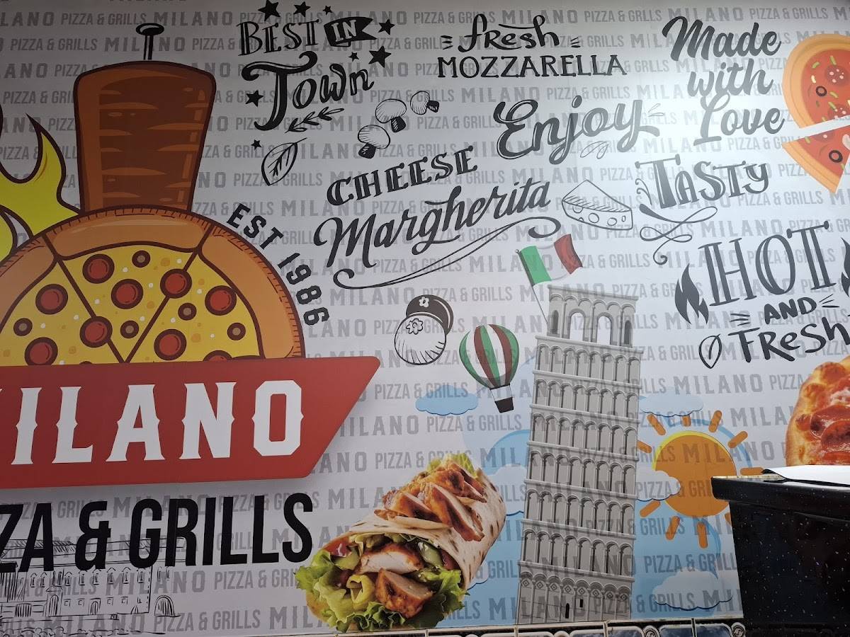 Milano Pizza & Grills Ltd меню