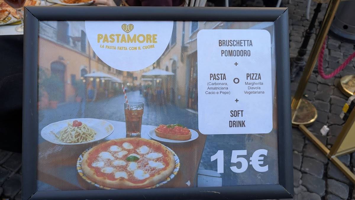 Pastamore Trastevere меню