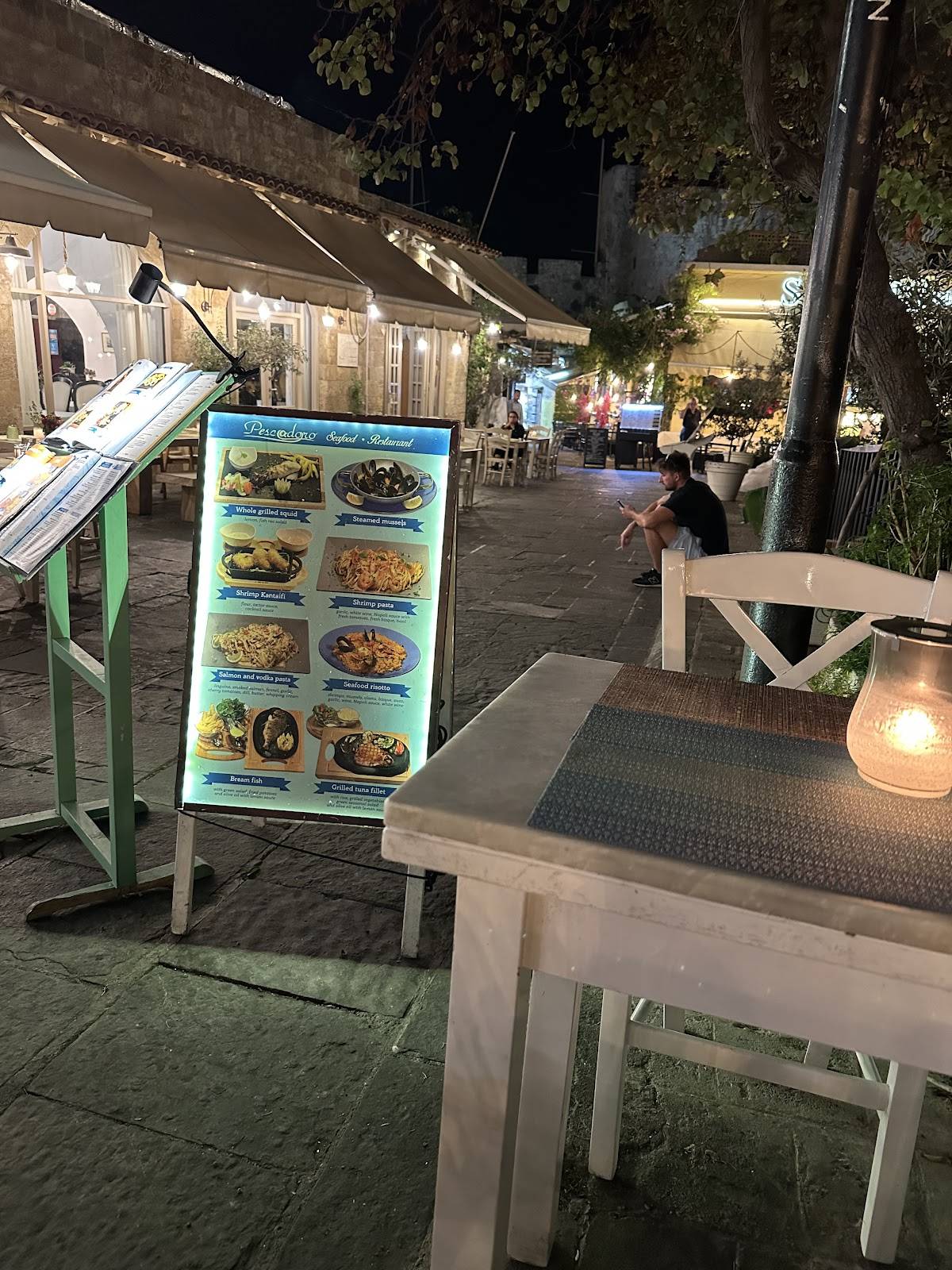 Restaurant Pescadoro меню