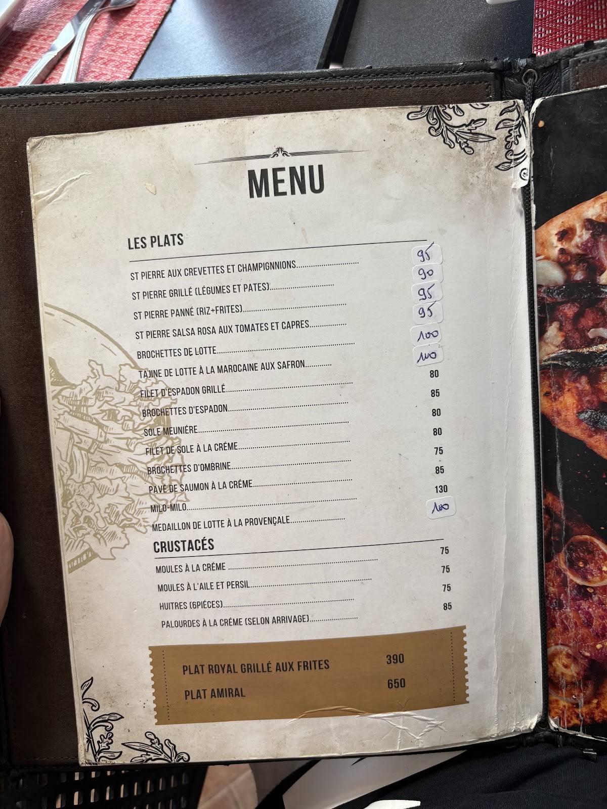 Restaurant Salsa Rosa меню