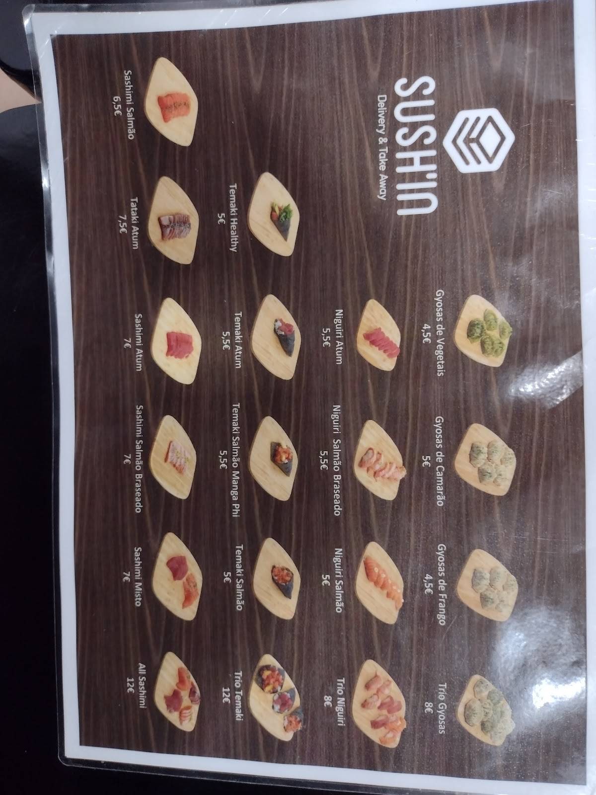 Sush'In меню