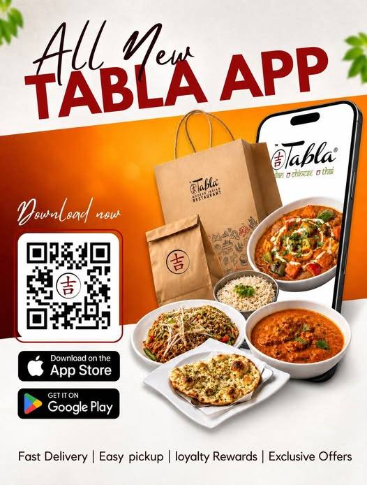 Tabla Express Boston меню