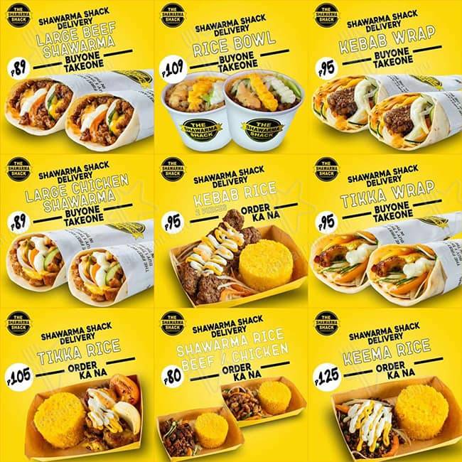 The Shawarma Shack меню