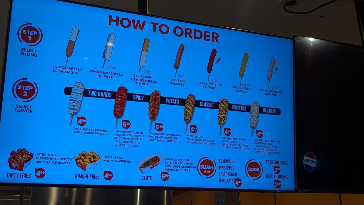 Two Hands Corn Dogs меню