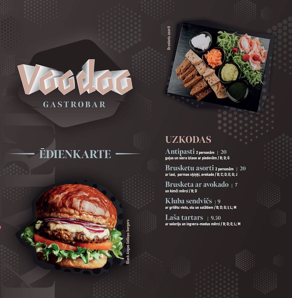 Voodoo Olybet Sports Bar меню