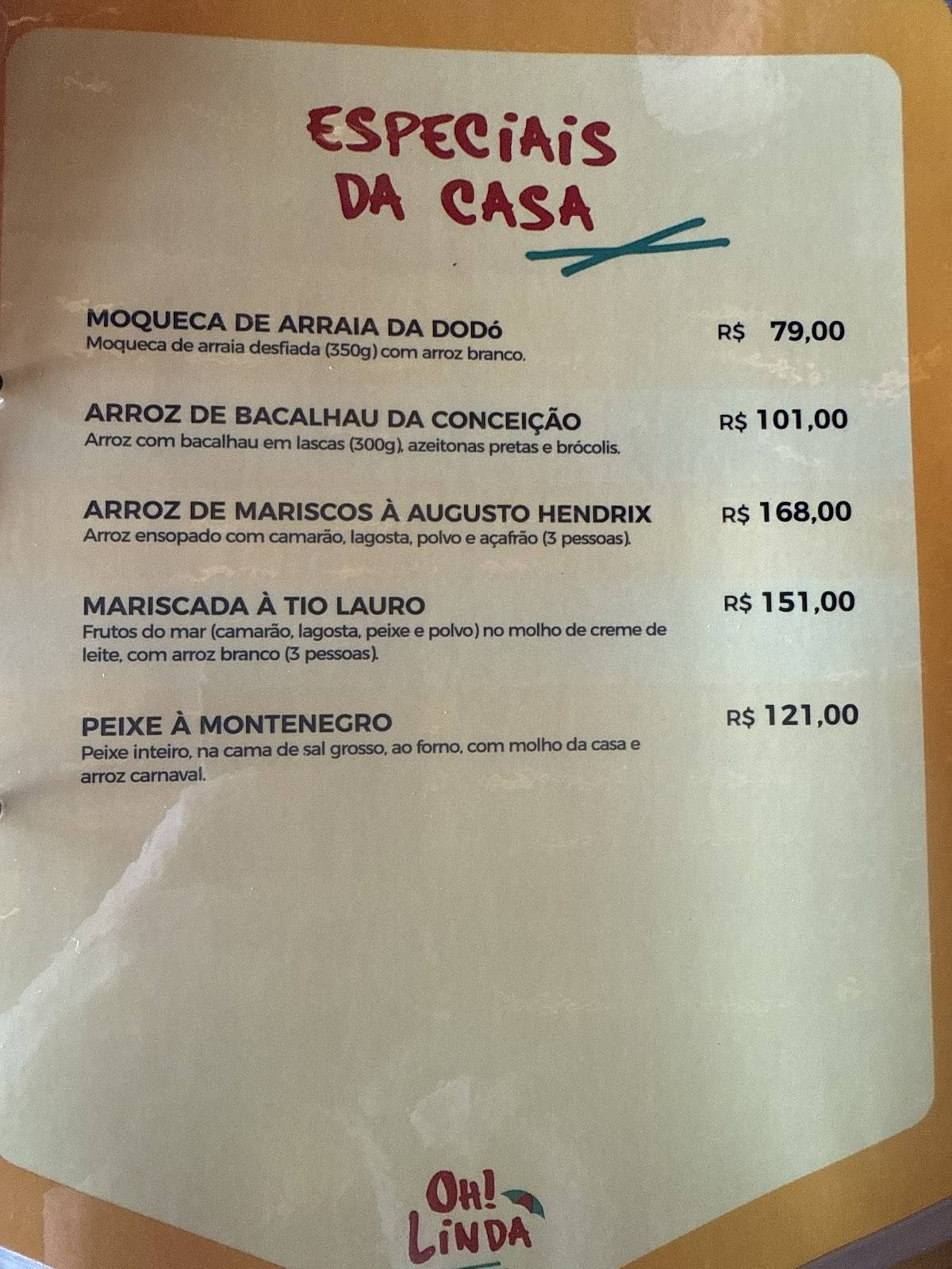 Restaurante Rengaio меню