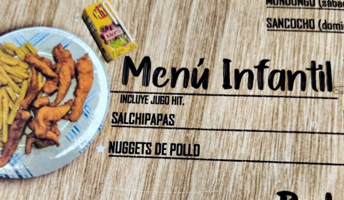 Restaurante меню