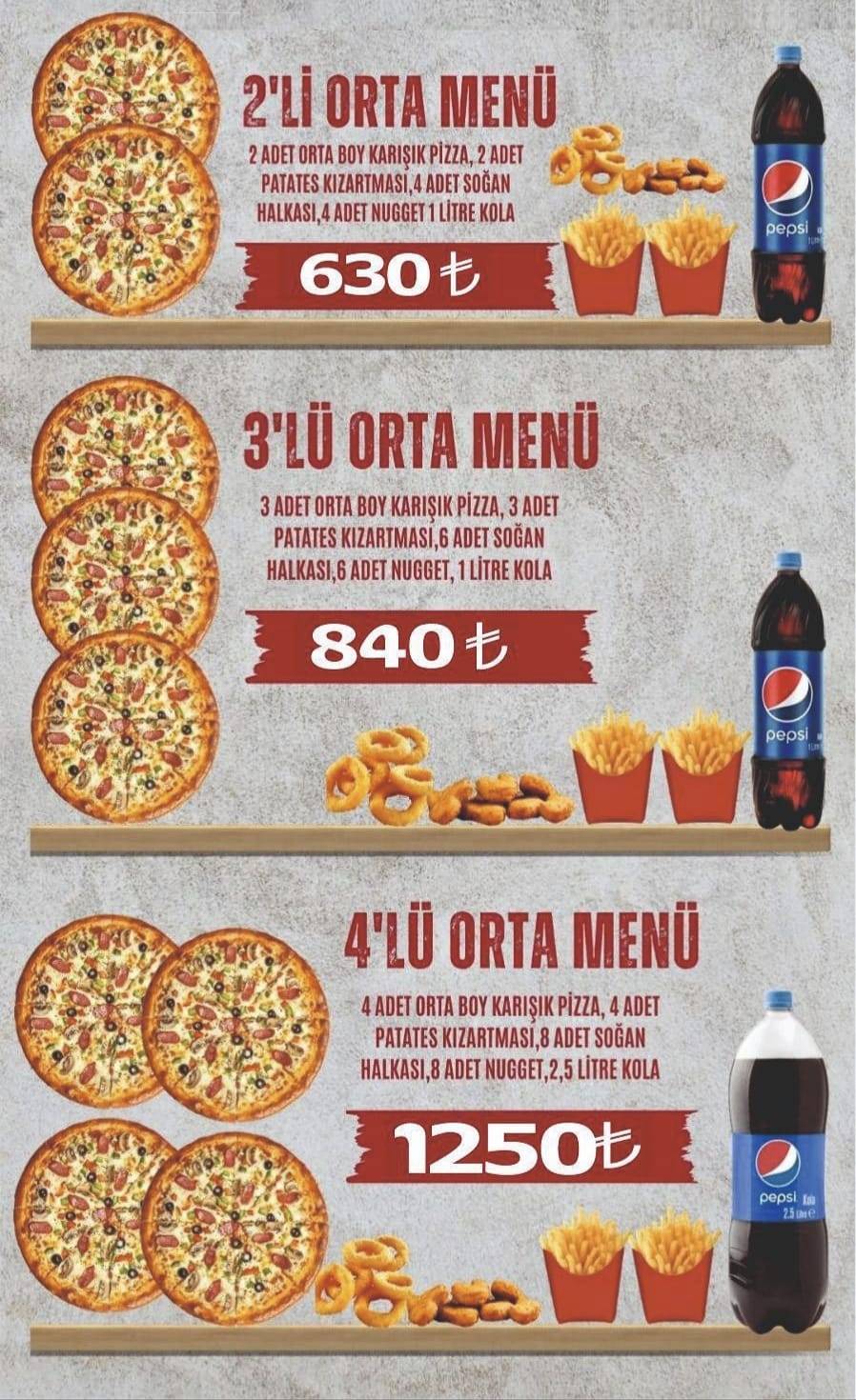 Retro Pizza Siverek restaurants меню
