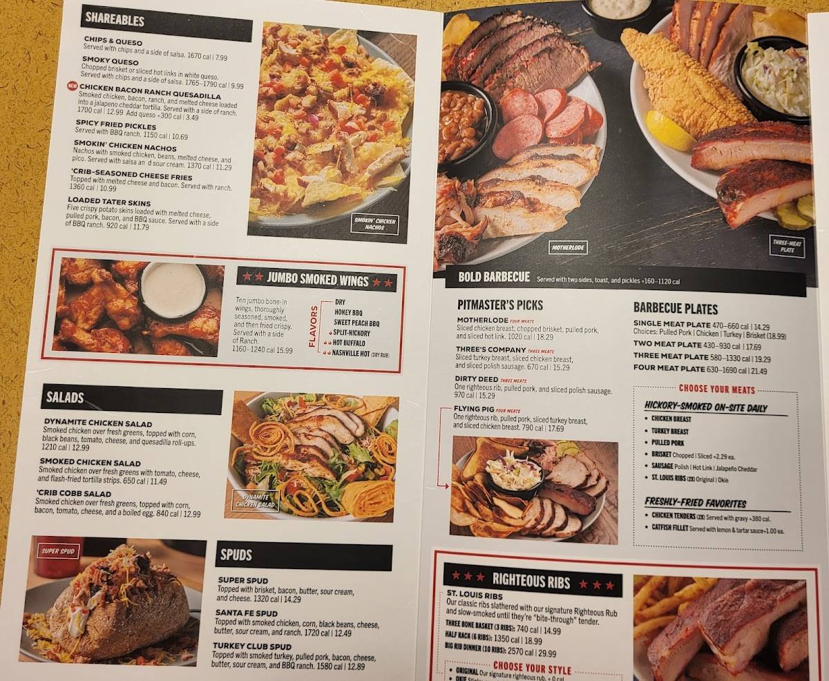 RibCrib BBQ меню