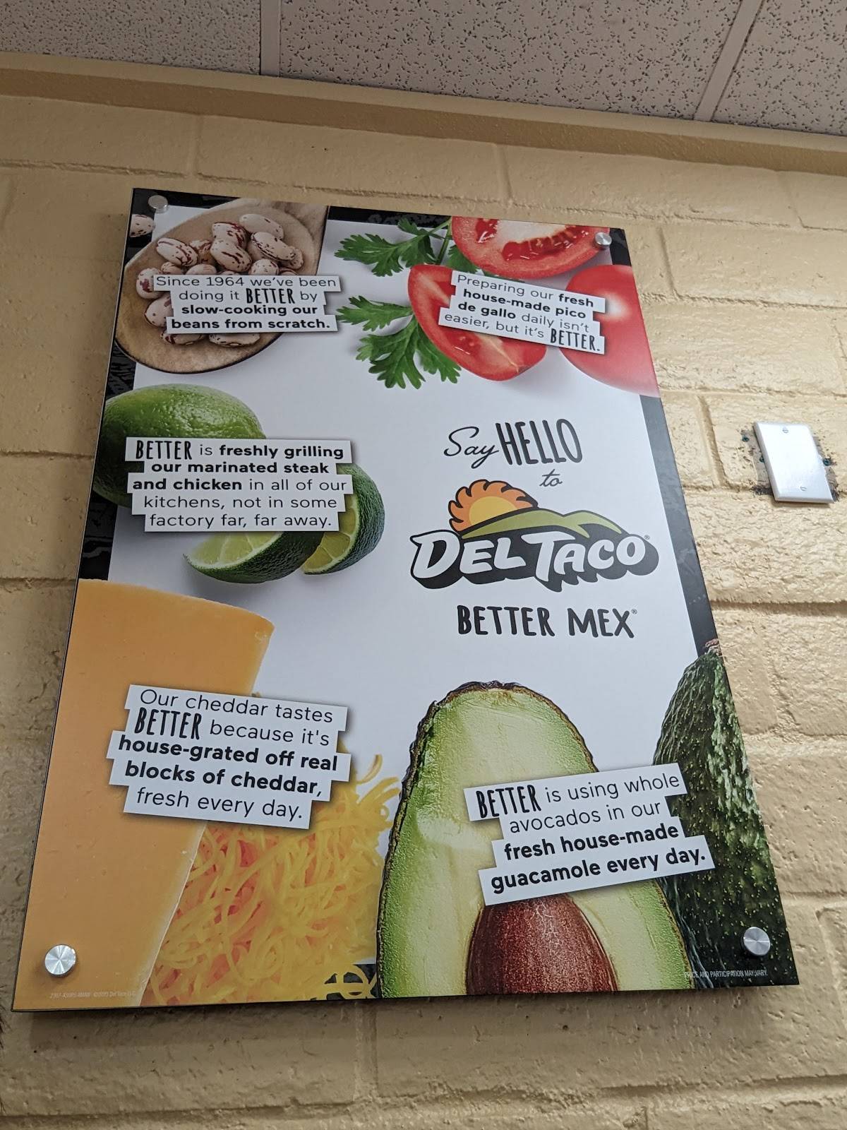 Del Taco меню