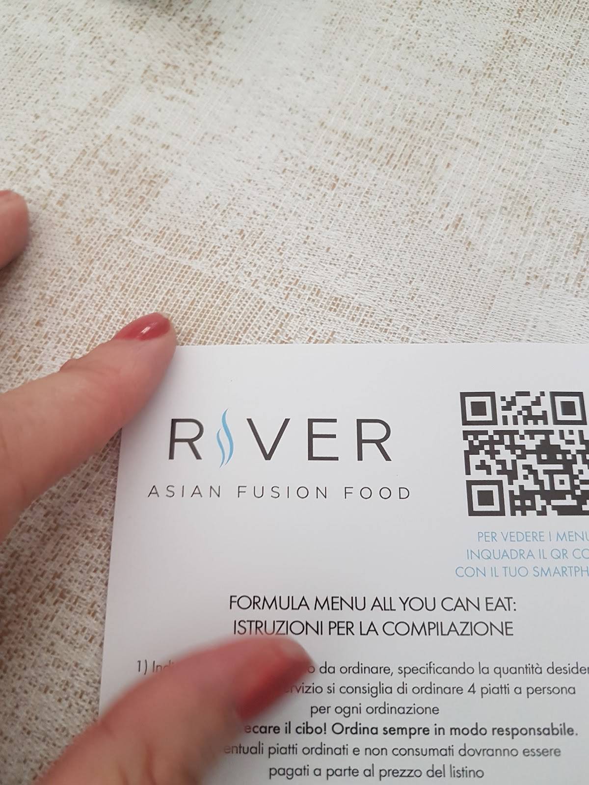 Ristorante River Sushi меню