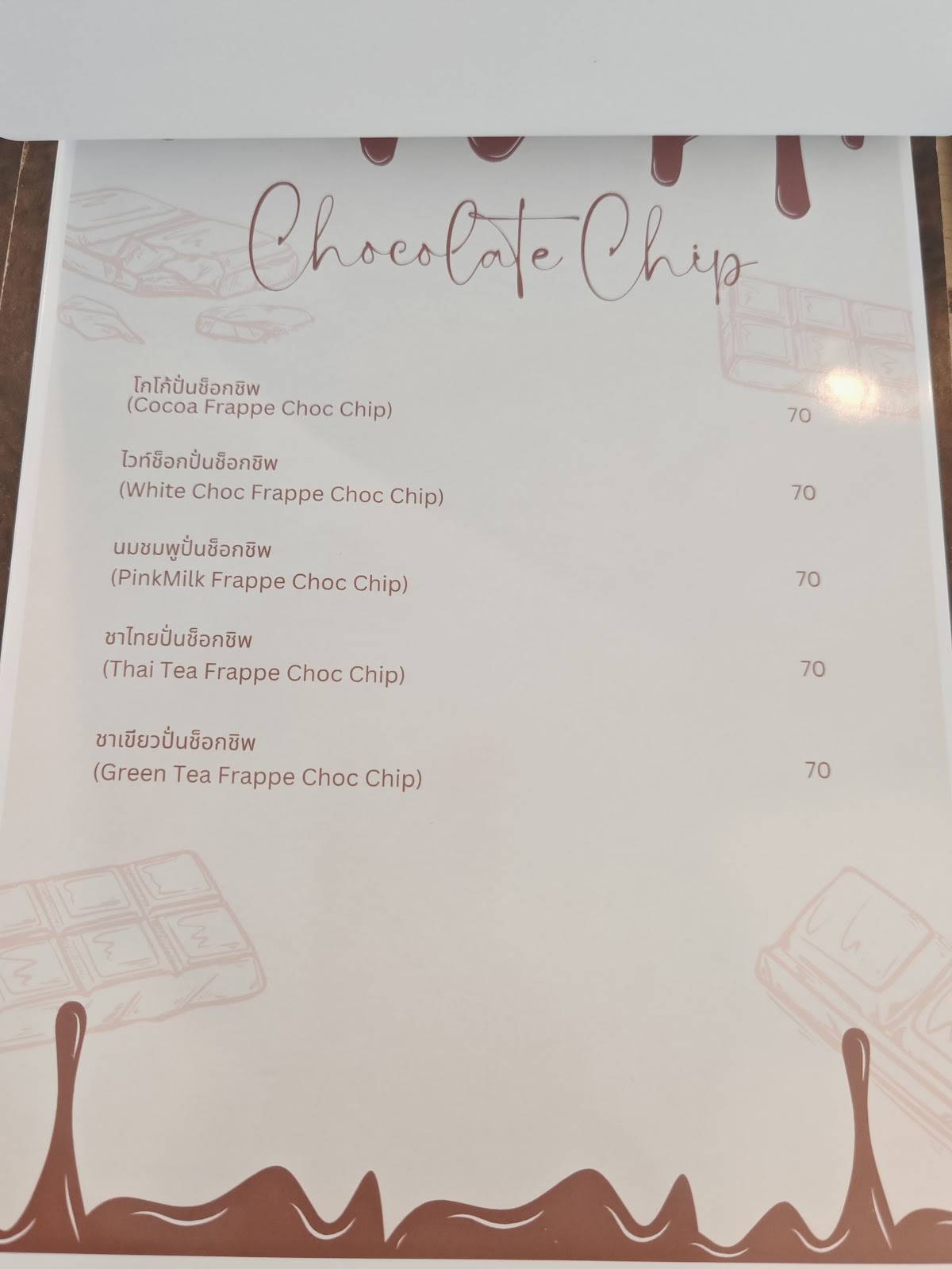 Riverbar Cafe меню
