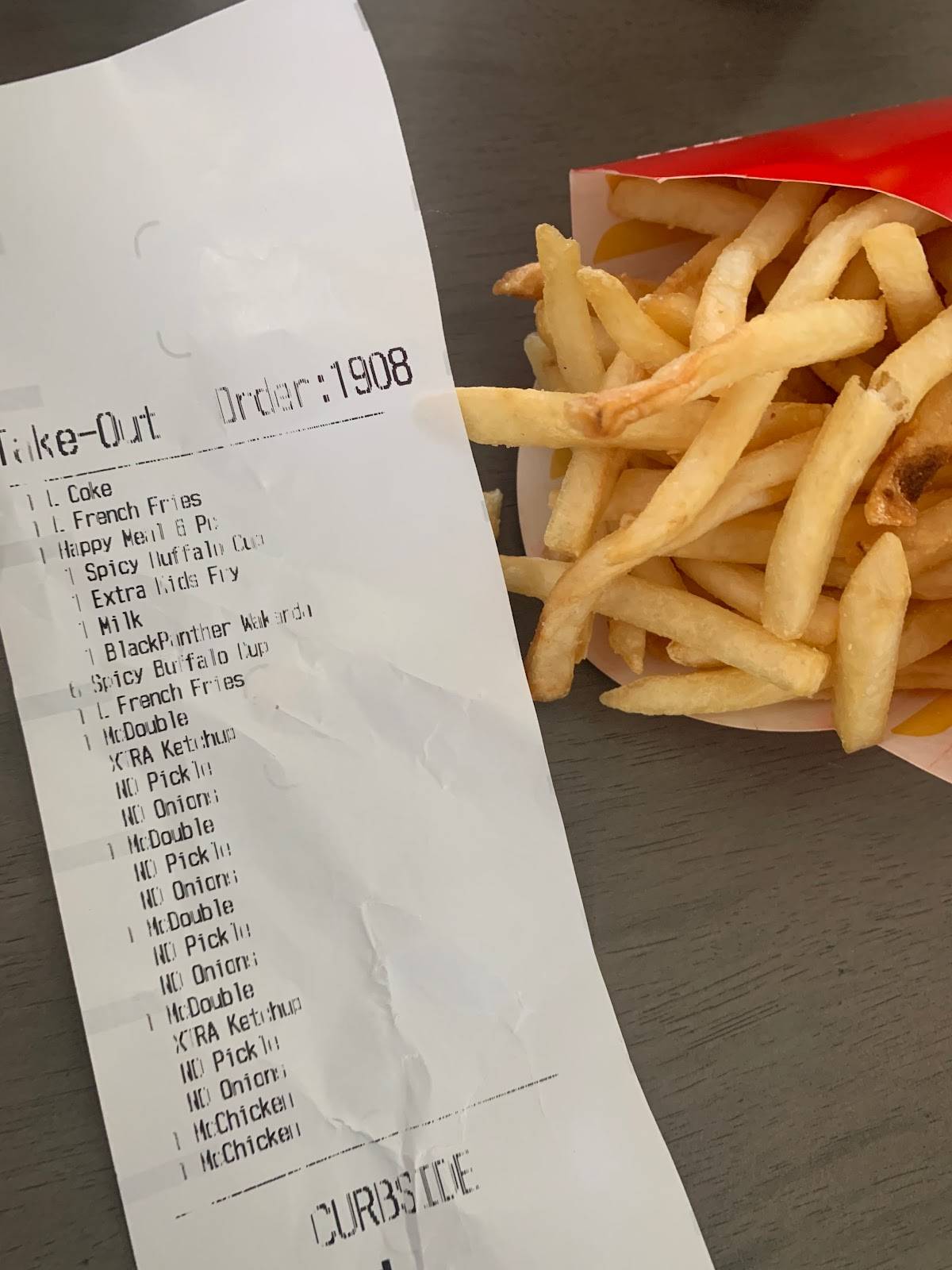 McDonald's меню
